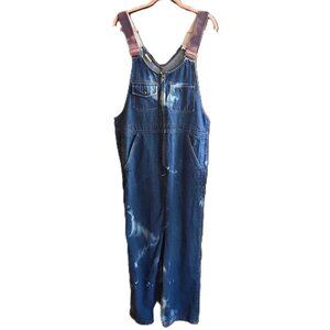 Vintage denim utility boiler suit overalls jumpsuit by J B Goodhue, distressed